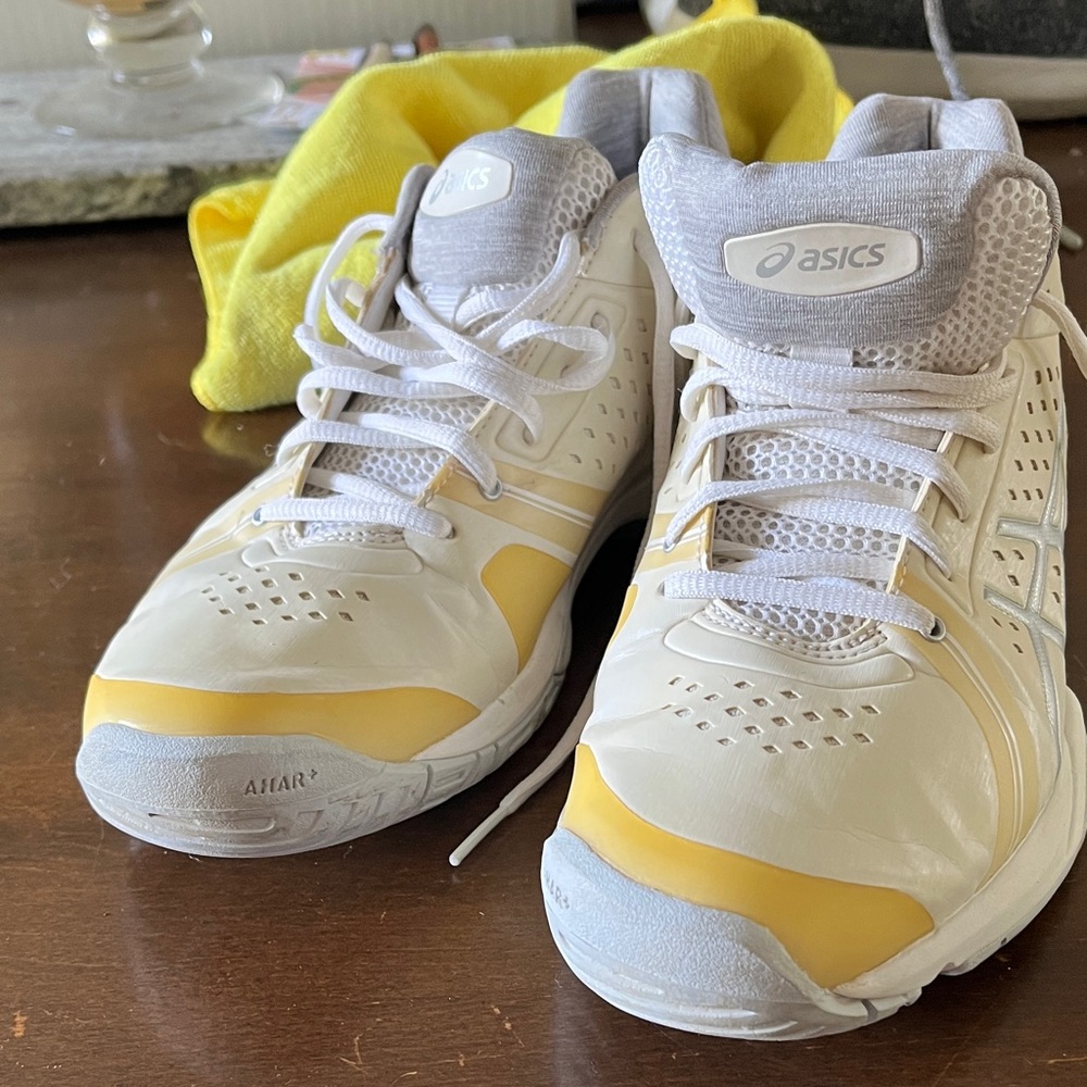 Asics Cream and Yellow Pickleball or Tennis